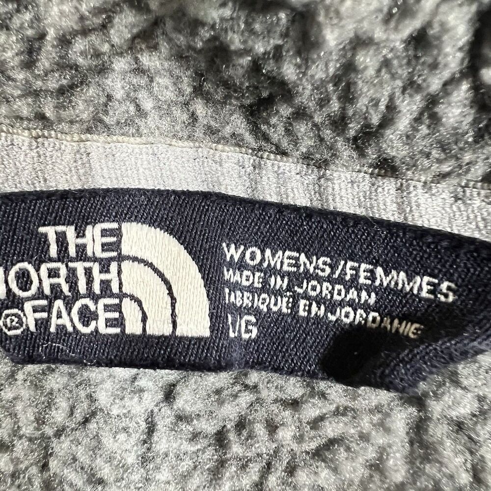 The North Face Crescent Hooded Pullover Gray Sweater Sweatshirt Women's Large - Picture 7 of 10